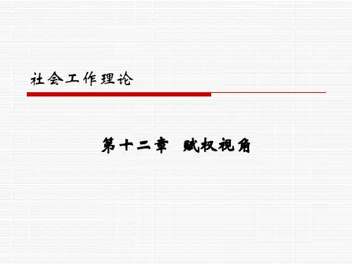 赋权视角