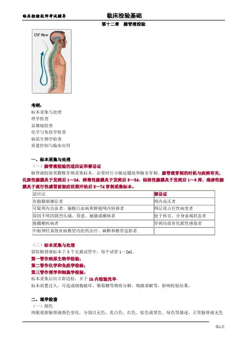 脑脊液检验