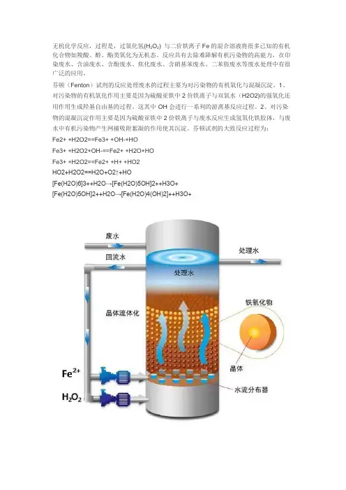 芬顿反应处理不同种类废水配比