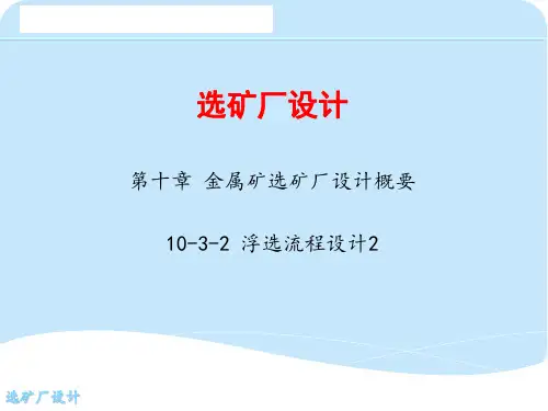 选矿厂设计 (128)