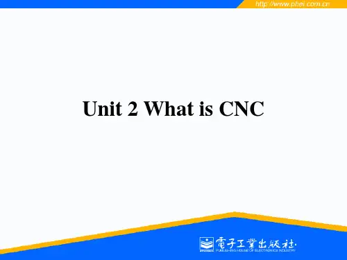 Unit 2 What is CNC
