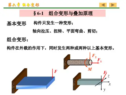 材料力学组合变形