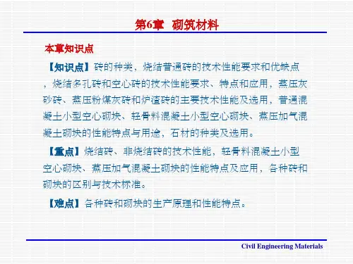《土木工程材料》PPT课件 (2)