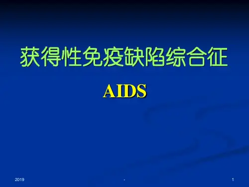 获得性免疫缺陷综合征ppt课件