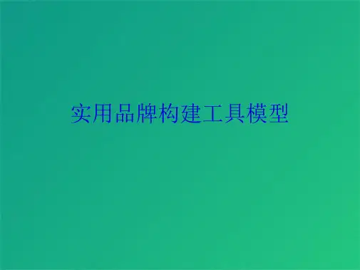 实用品牌构建工具模型(共10张PPT)