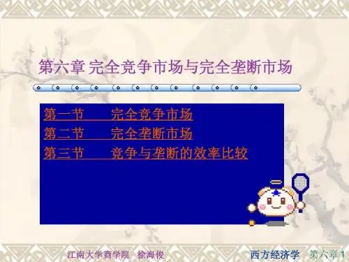 第六章 完全竞争市场