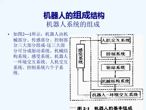 机器人的组成结构(PPT52页)