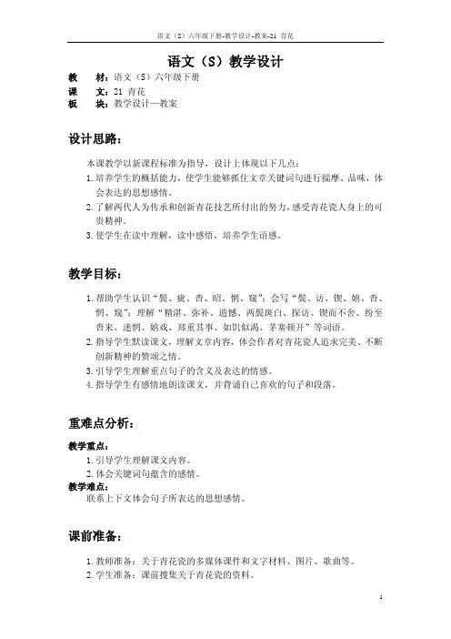 21 青花_教案