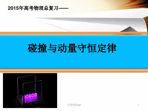 高三第一轮复习——碰撞与动量守恒定律ppt课件