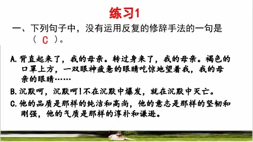 部编版五年级语文上册第六单元第18课《慈母情深》练习课件