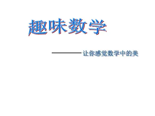 初中趣味数学课件