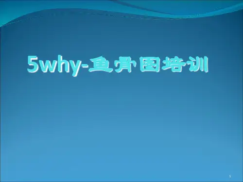 5why鱼骨图培训PPT课件
