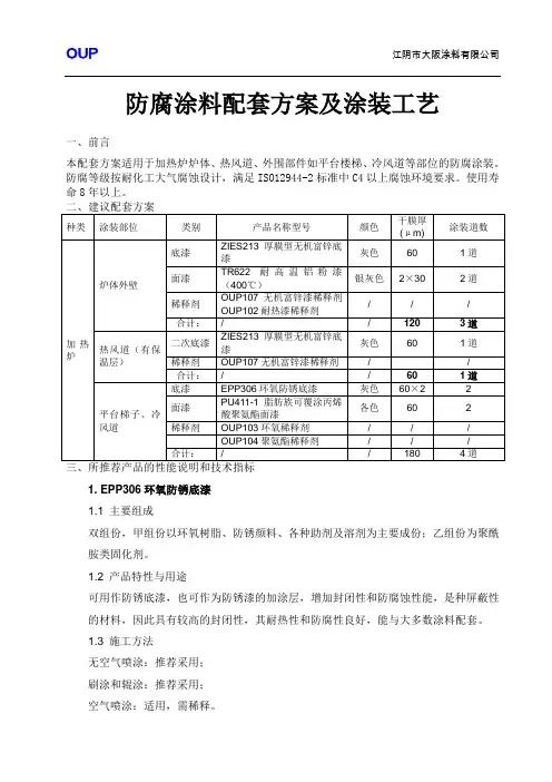 加热炉钢结构防腐工艺