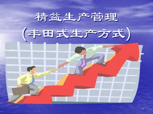精益生产精管理培训课件