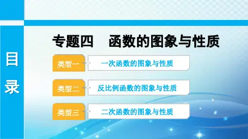 2023年中考数学专项突破之函数的图象与性质课件       52张PPT