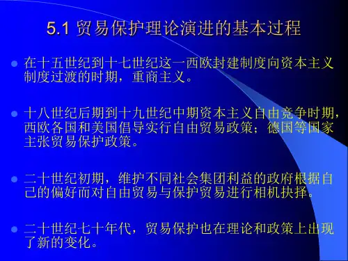 第五讲贸易保护理论