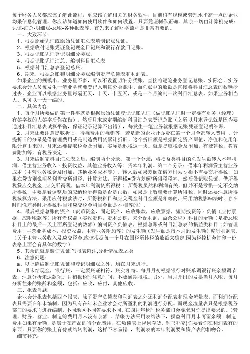 记账凭证