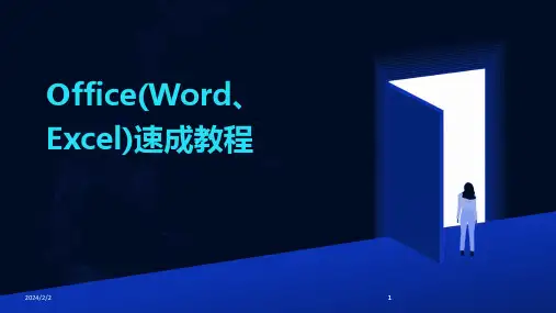 2024版年度Office(Word、Excel)速成教程
