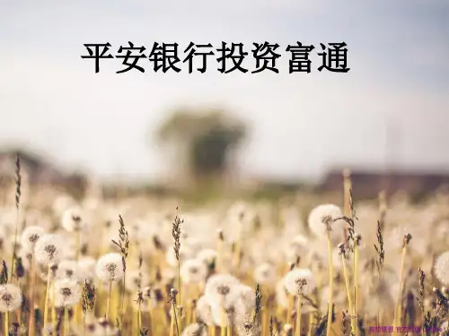 第七组：平安银行投资富通事件
