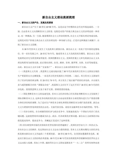 新自由主义