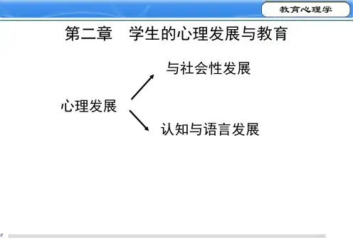 教育心理学2第二章学生的心理发展与教育精品PPT课件