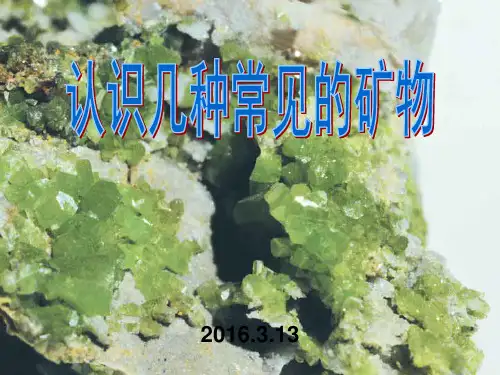 认识几种常见的矿物