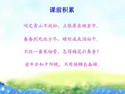 《借物喻人》作文指导