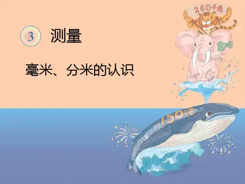 毫米的认识第一课时