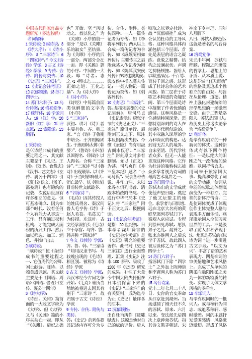 中国古代作家作品专题研究四(多选与名解)