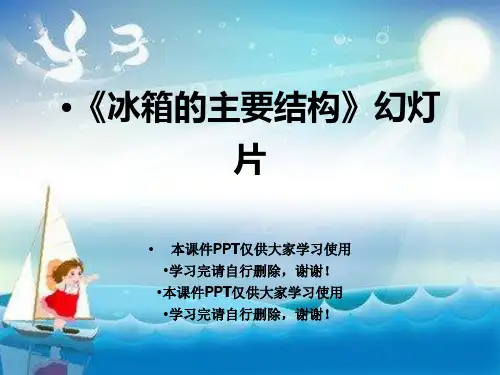 《冰箱的主要结构》幻灯片