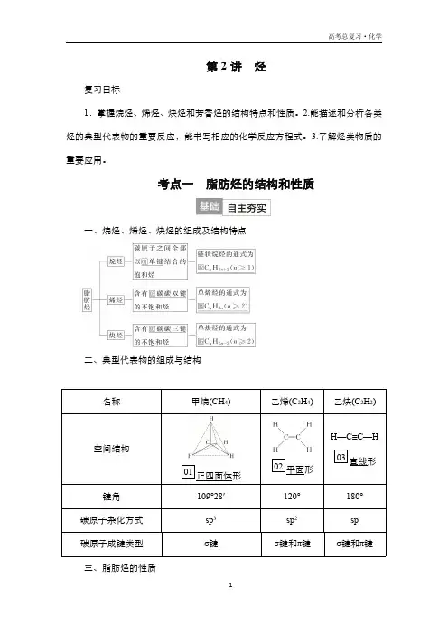 2024届高考化学一轮复习教案(人教版)第十一单元 有机化学 第2讲