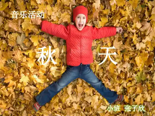 优秀幼儿园幼教课件-小班音乐活动《秋天》课件