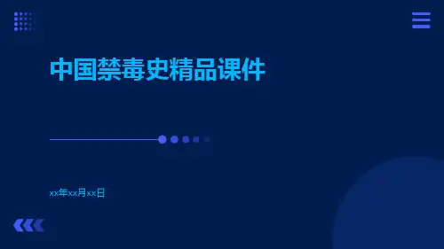 中国禁毒史精品课件-医学精品课件