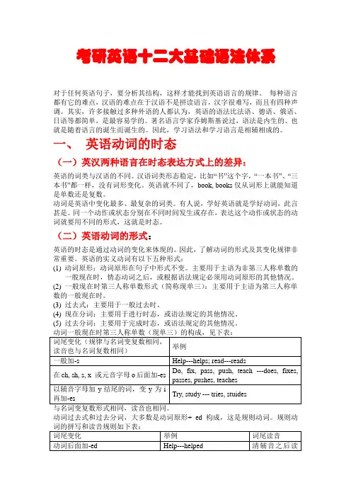 英语语法 (徐绽)