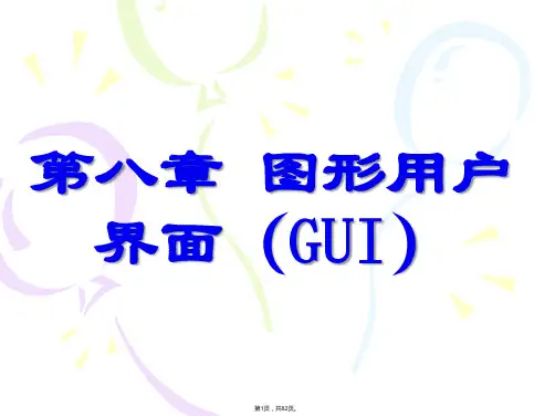 MATLAB实用教程GUI