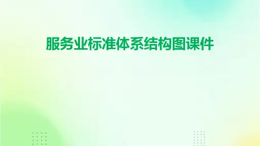服务业标准体系结构图课件