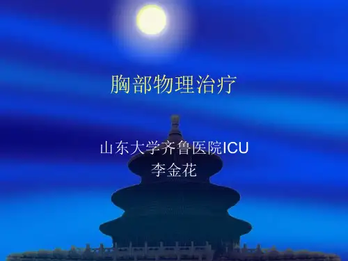 胸部物理治疗 PPT课件