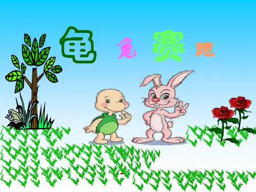 幼儿园中班故事《龟兔赛跑》PPT-课件