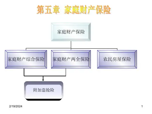 《家庭财产保险》PPT课件