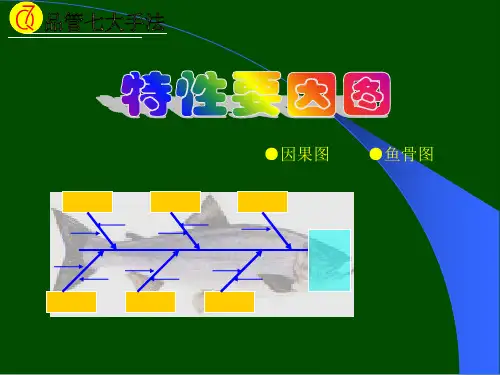 特性要因图(鱼骨图)