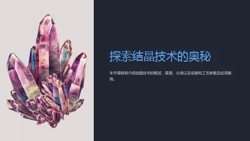 制药工程原理与设备-03分离工程基础与设备6(结晶)