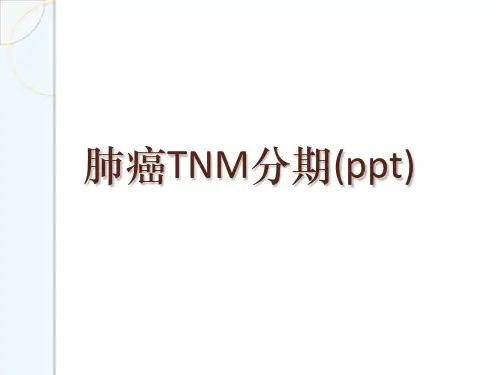 肺癌TNM分期(ppt)