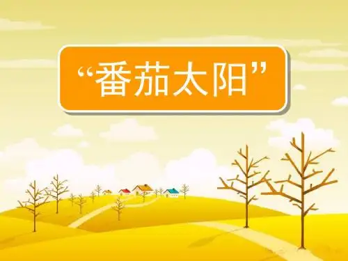 《番茄太阳》PPT课件4 (共26张PPT)