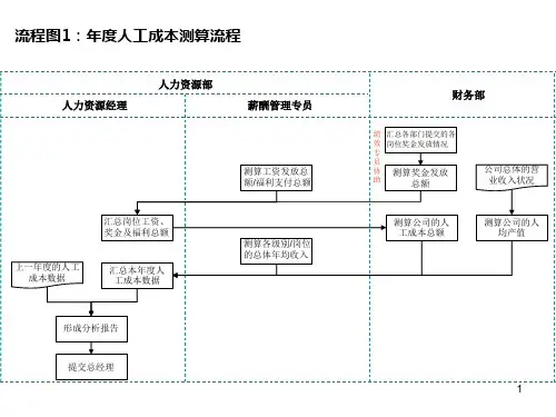 薪酬流程图 PPT课件