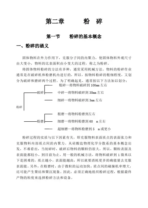 第二章粉碎
