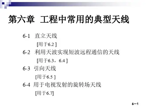 工程中常用的典型天线