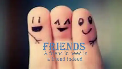 英语口语话题：朋友(friends)