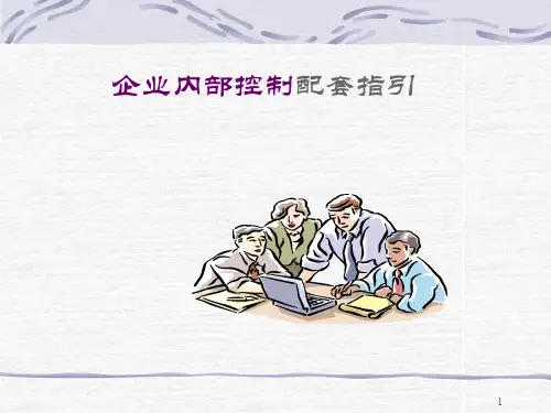 企业文档企业内部控制配套指引ppt课件