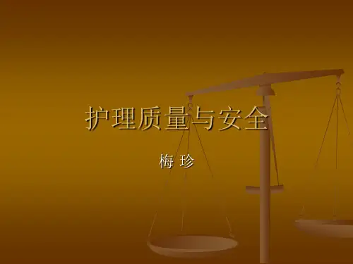 护理质量与安全PPT课件