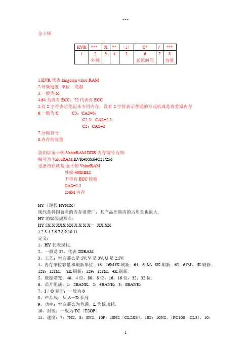 如何看内存条型号(容量)